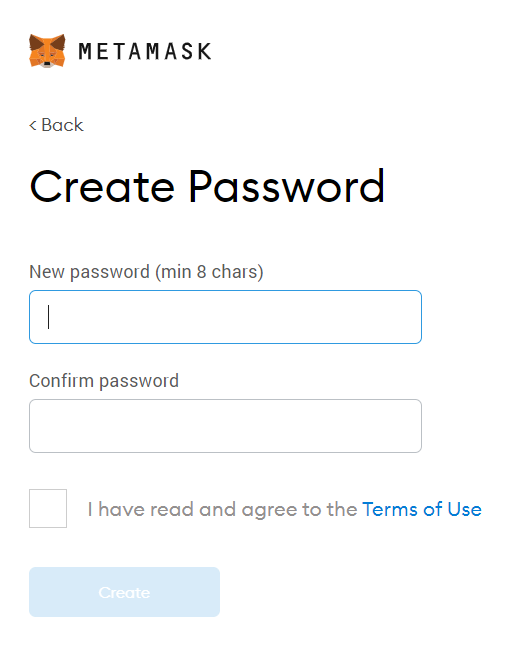 create password