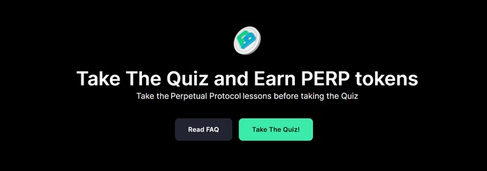 Take The Quiz and Earn PERP tokens